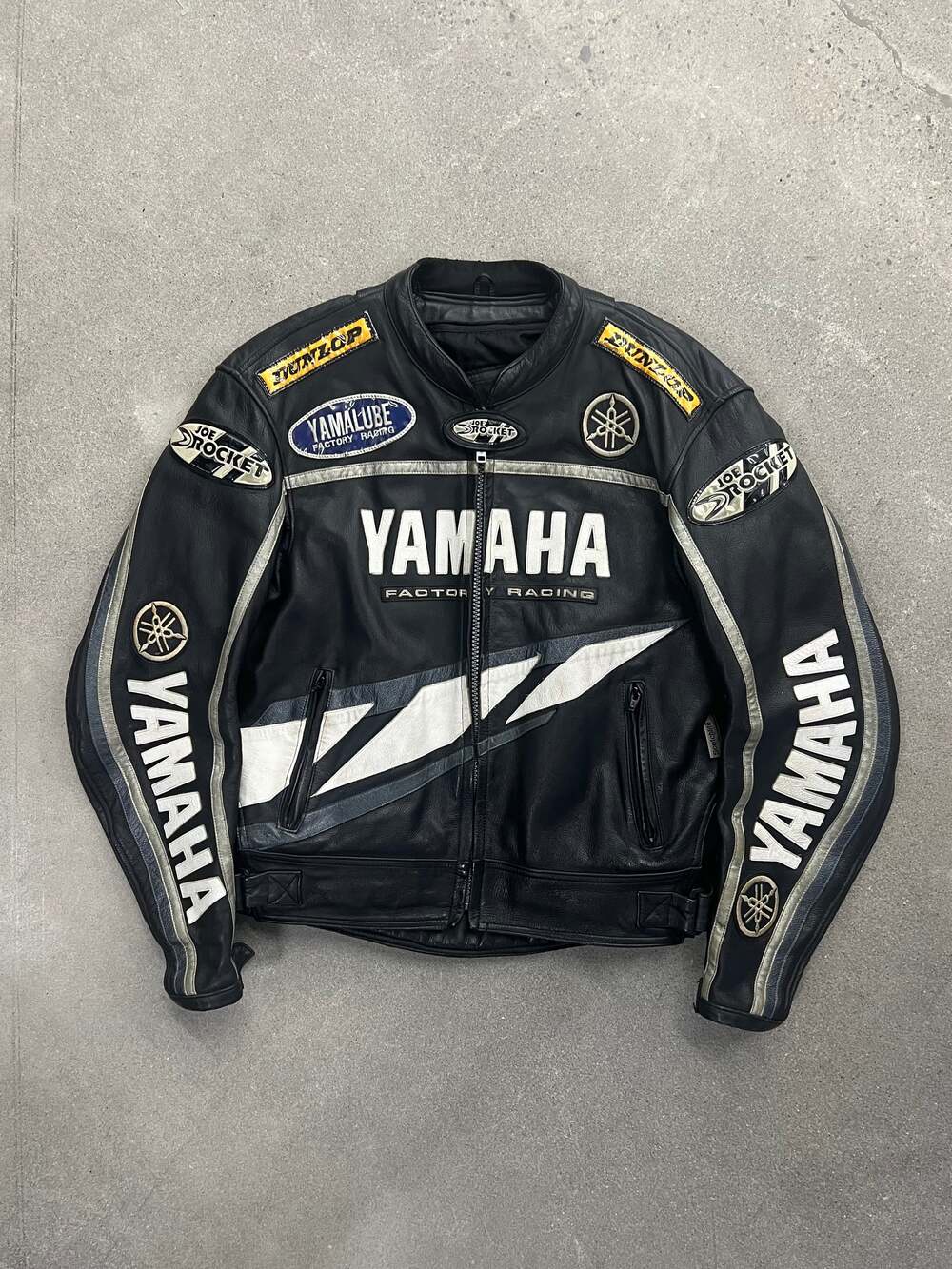 Yamaha Leather Motorcycle Jacket - L